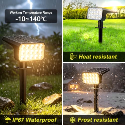 Solar Spot Lights Outdoor 8 Pack (8 Count)