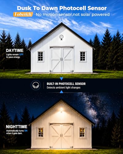 4 Pack 150W LED Barn Light Dusk to Dawn
