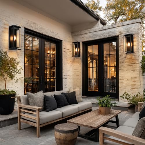 19" Large Outdoor Wall Light Fixtures (2 Count)