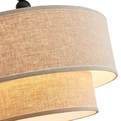 Lighting Double Drum Chandeliers