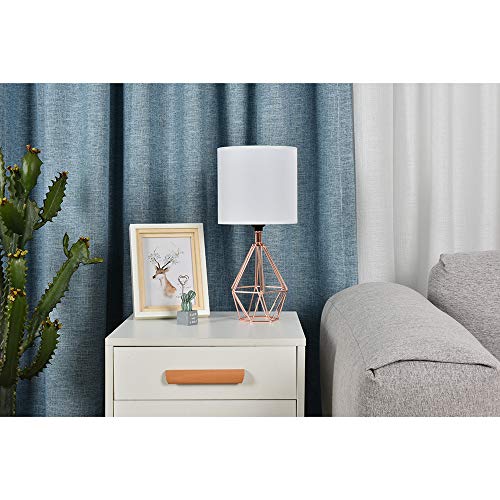 Rose Gold Bedside Table Lamp