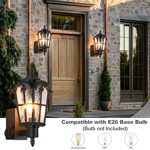 16’’ Large Outdoor Wall Lights with Outlet