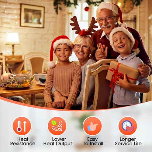 60W Equivalent E26 LED Filament Light Bulbs (4 Count)