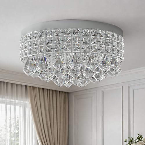 4 Lights Crystal Chandelier