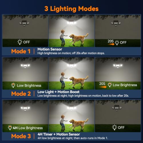 Solar Lights Outdoor (4 Count)