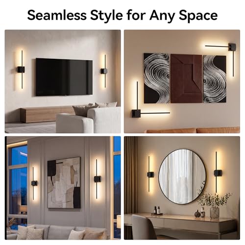 Battery Operated Wall Sconces Set of 2 (2 Count)