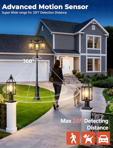 Outdoor Lamp Post Motion Sensor
