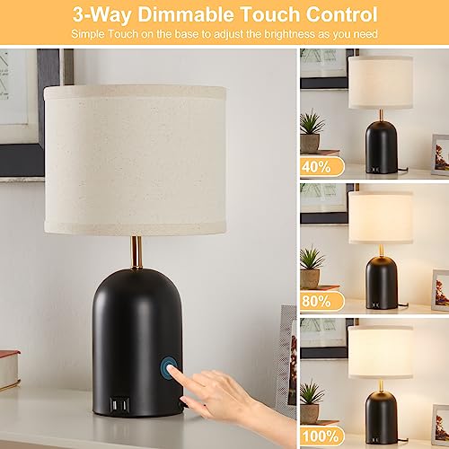 Touch Control Table Lamps Set of 2 (2 Count)
