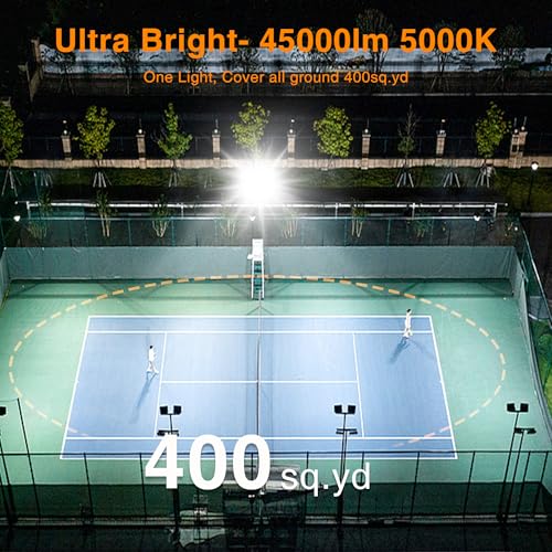 2025 New Upgraded 300W Dusk to Dawn LED Parking Lot Light 45000lm 5000K