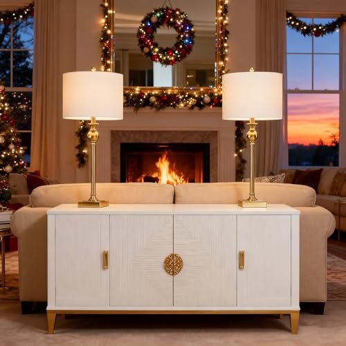 28" Buffet Table Lamps Set of 2 for Living Room (2 Count)