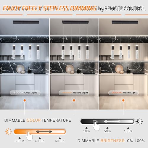 4 Light Modern LED Chandelier