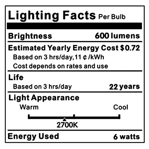 G16.5 E12 Bulb (6 Count)