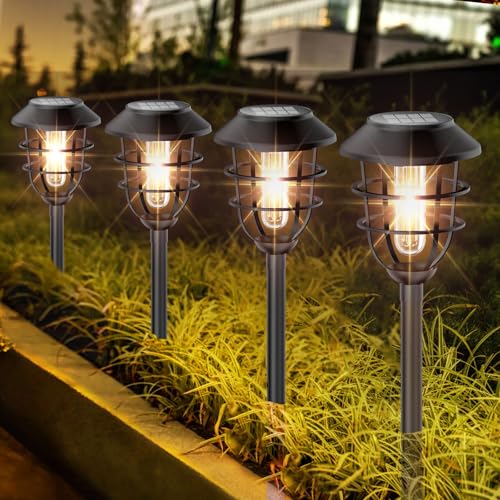 Bright Solar Lights Outdoor (6 Count)