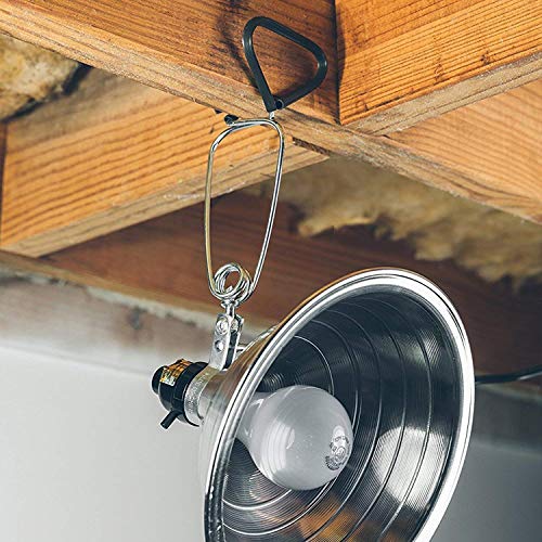 Clamp Lamp Light Socket with 8.5 Inch Aluminum Reflector (6 Count)