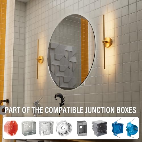 24 Inch LED Indoor Linear Wall Sconces Set of Two (2 Count)