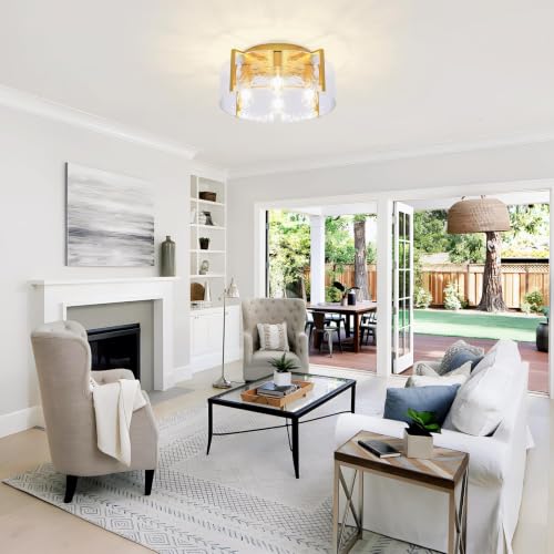 4 Light Semi Flush Mount Ceiling Light