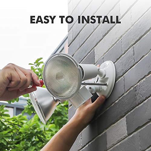 2 Packs 300 Watt Halogen Motion Activated Integrated Dual (2 Count)