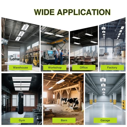 24 Pack 210W LED Linear High Bay Shop Light
