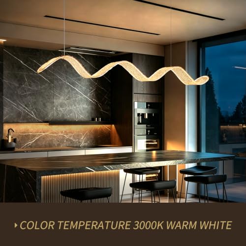 Wave Shaped Pendant Light