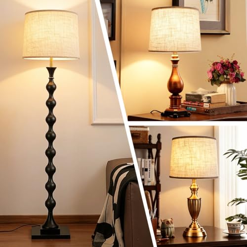 Large Drum Lamp Shades Set of 2 (2 Count)