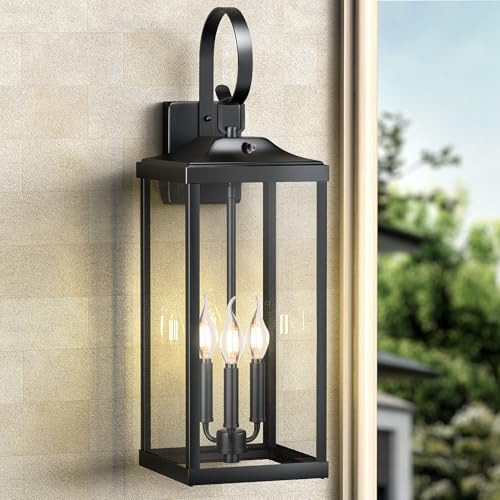 24" Extra Large Dusk to Dawn Exterior Lighting Fixtures (2 Count)