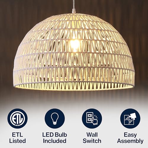 Campana 1 Light Pendant Dome Ceiling Lamp