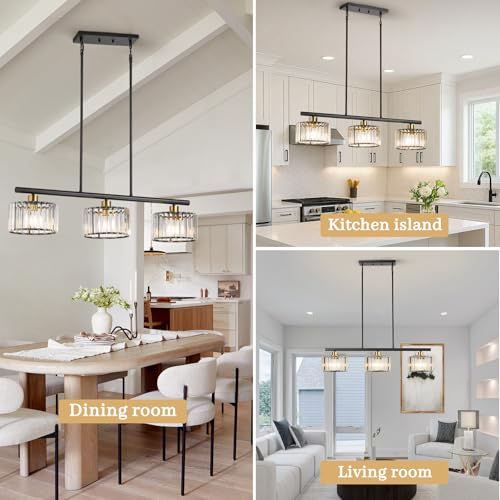 Pendant Lights Kitchen Island Black and Gold