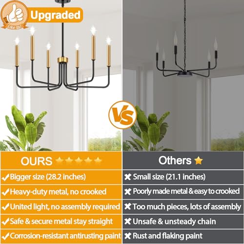 Black and Gold Chandelier