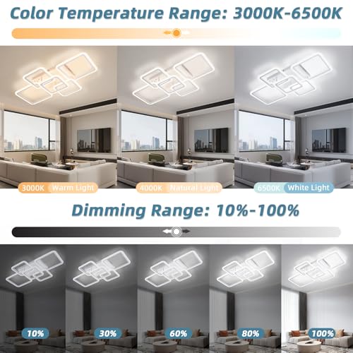 Modern LED Ceiling Light 5 (5 Count)