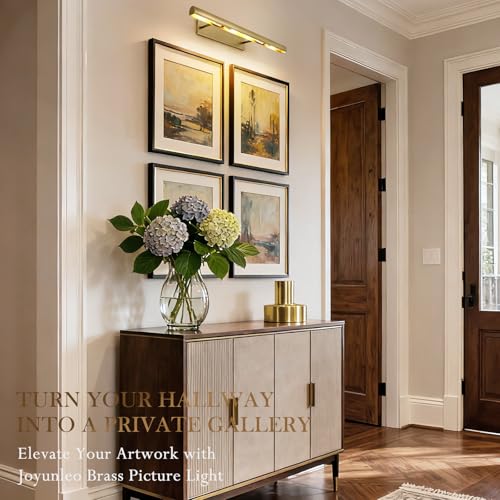 24" Brass Picture Light Hardwired