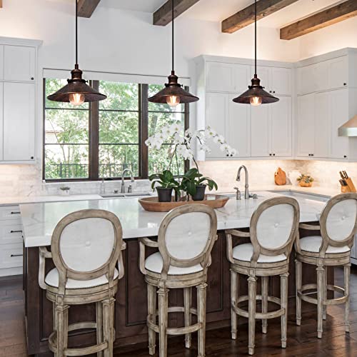 Farmhouse Pendant Light Industrial Hanging Light Fixture Vintage Barn Ceiling Lighting for Kitchen Island