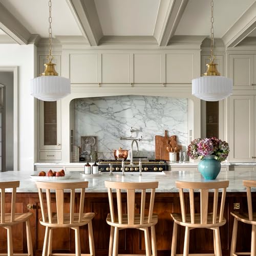 Milk Glass Pendant Light