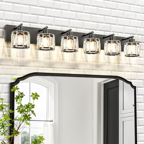 Crystal Vanity Lights for Bathrooms (6 Count)