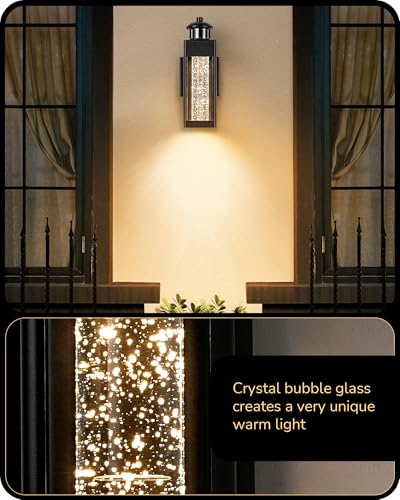 2 Pack Motion Sensor Dusk to Dawn LED Outdoor Wall Lights Fixtures (2 Count)