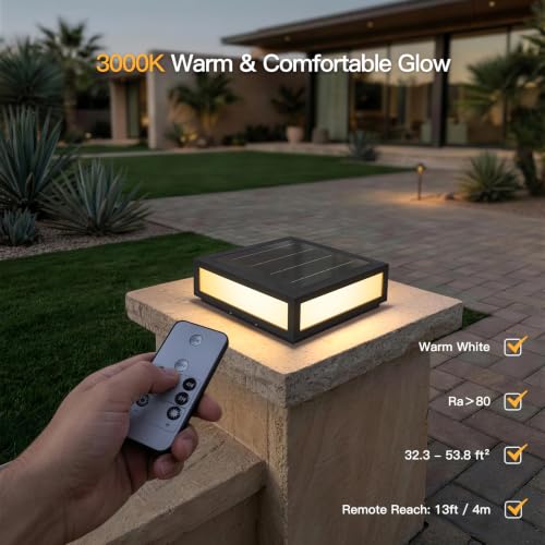 Large Solar Post Lights
