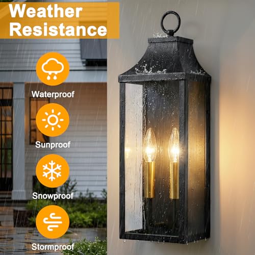 18" Large Outdoor Wall Light