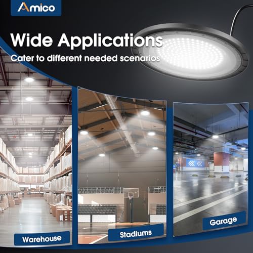 10 Pack UFO LED High Bay Light 200W 28000lm 5000K (10 Count)