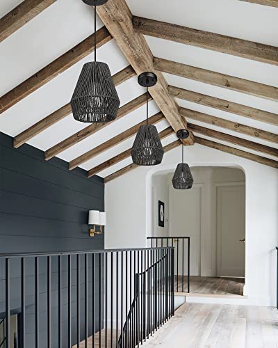 Modern Woven Pendant Light Fixtures (3 Count)
