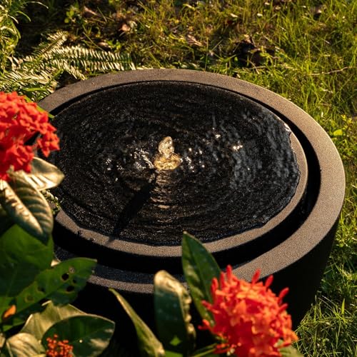 12.60” H Outdoor Water Fountain Made with Eco