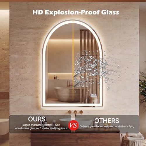 24"x36" LED Bathroom Mirror with Lights
