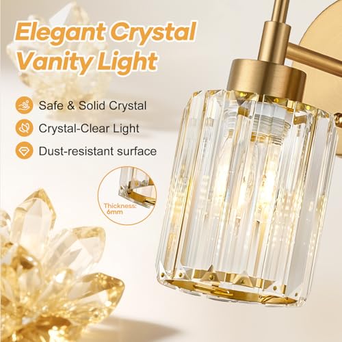 Modern Crystal Bathroom Vanity Light