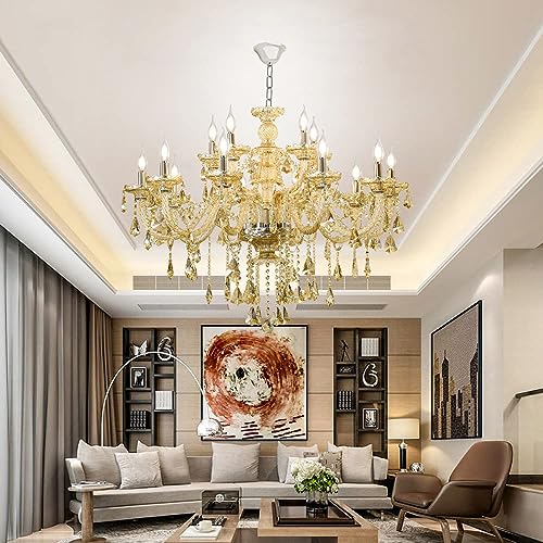 Luxury K9 Crystal Chandelier 15 Light