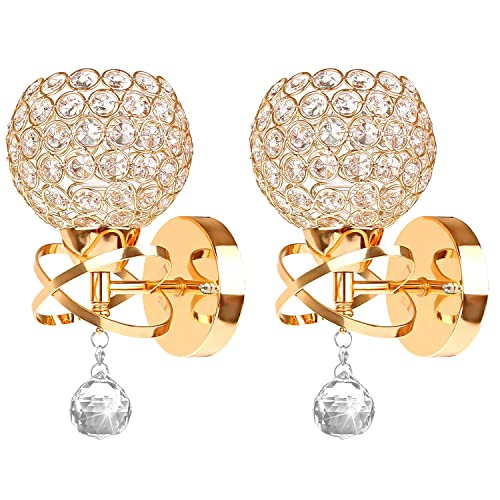 Gold Wall Sconces Set of Two (2 Count)