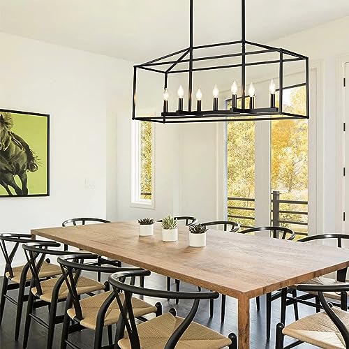 38'' Black Dining Room Light Fixture