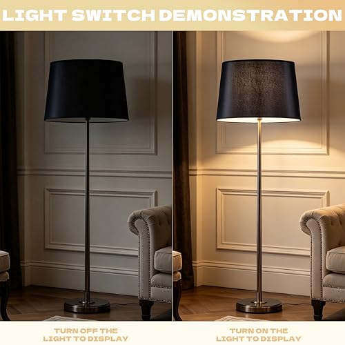 Black Lamp Shades Set of 2 (2 Count)