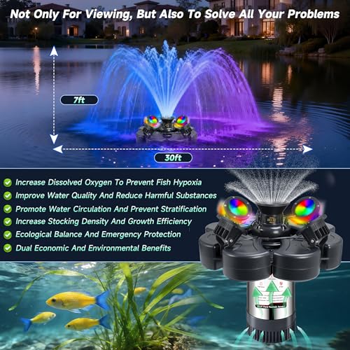Pond Fountain Aerator