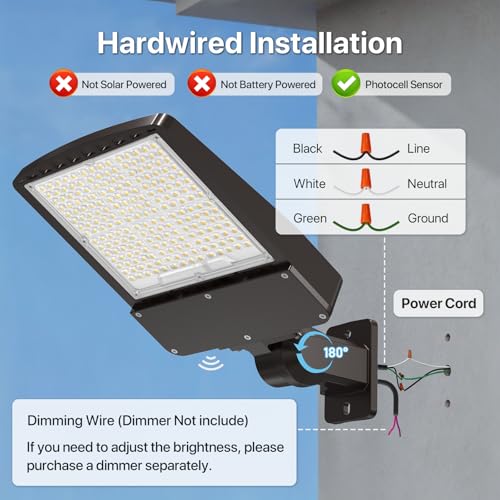 150W Parking Lot Light 22500lm (2 Count)