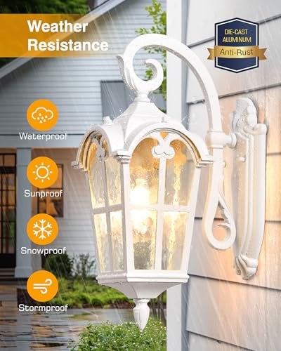 White Porch Lights Outdoor