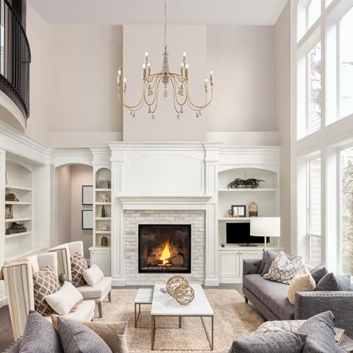 42.5" Extra Large French Country Chandelier