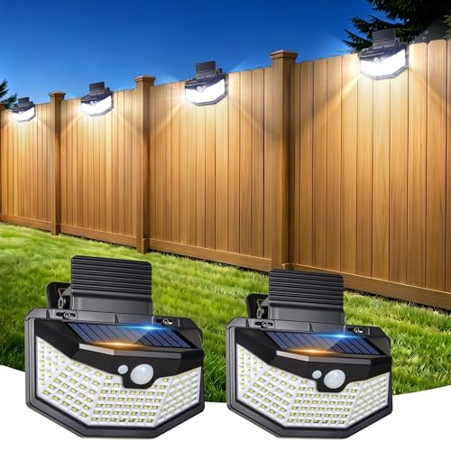 800LM Clip On Solar Lights Outdoor (2 Count)
